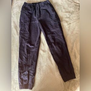 Black cargo pants